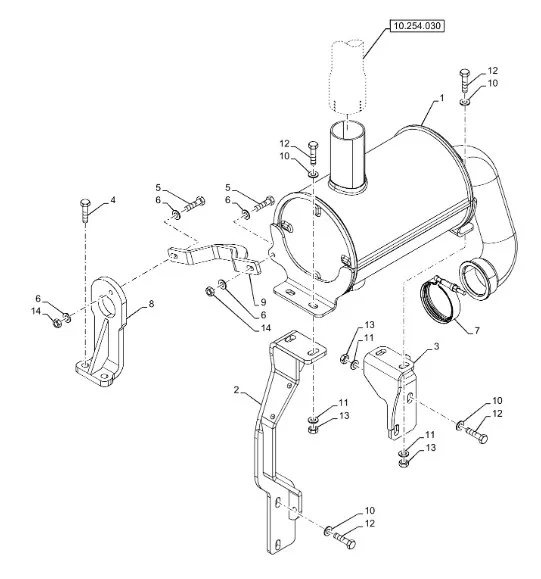 87474192 - Глушитель